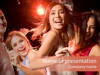 Nightlife Excitement Dynamism PowerPoint Template