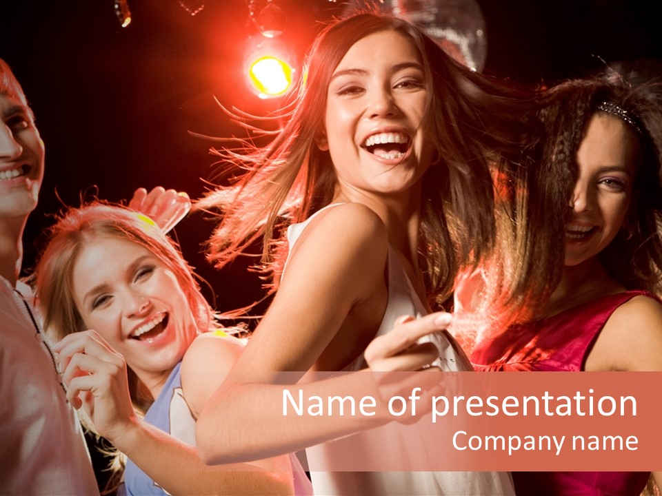 Nightlife Excitement Dynamism PowerPoint Template