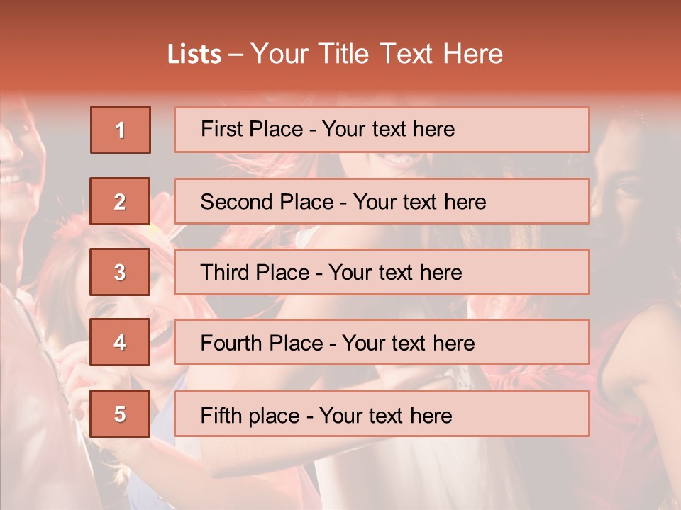 Nightlife Excitement Dynamism PowerPoint Template