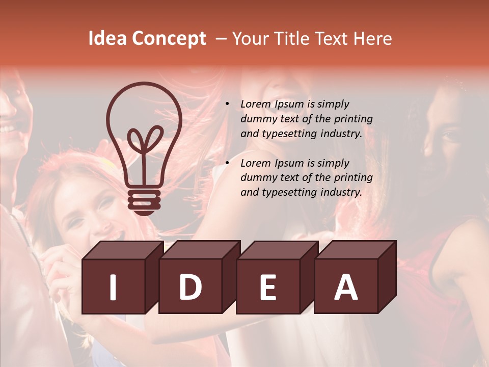 Nightlife Excitement Dynamism PowerPoint Template