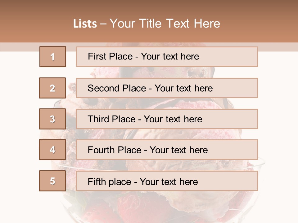 Healthiness Summer Ripe PowerPoint Template