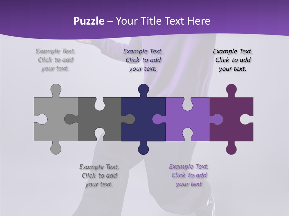 Action Teenager Fitness PowerPoint Template