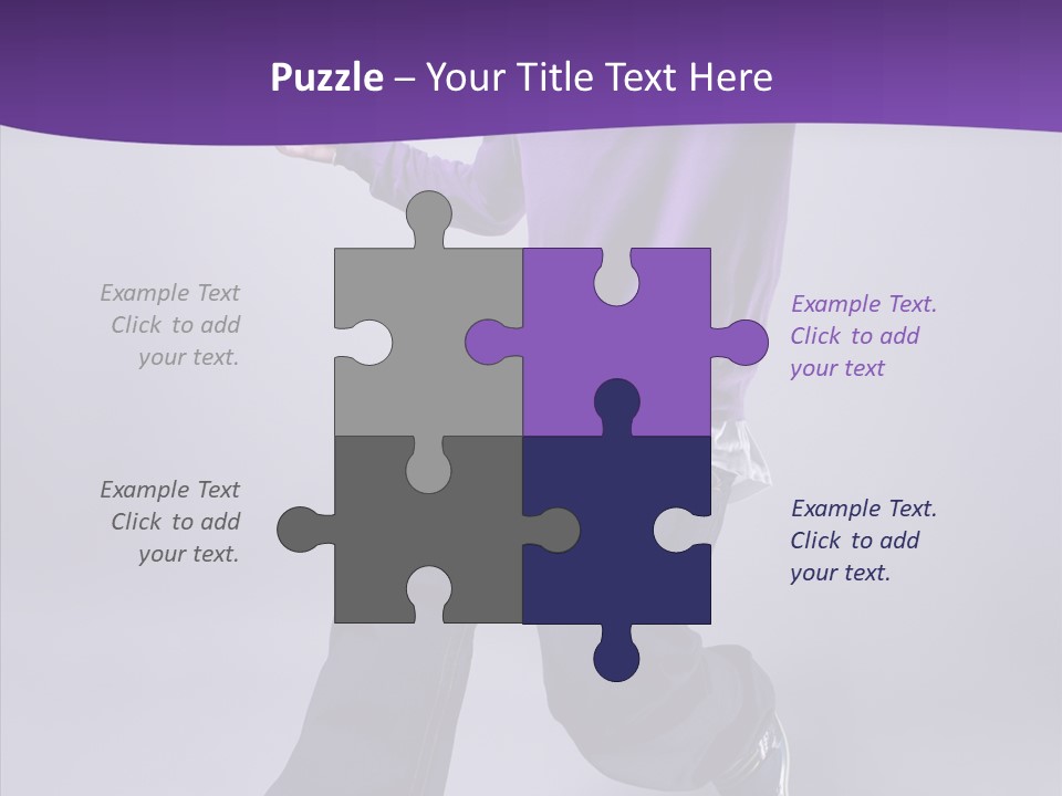 Action Teenager Fitness PowerPoint Template