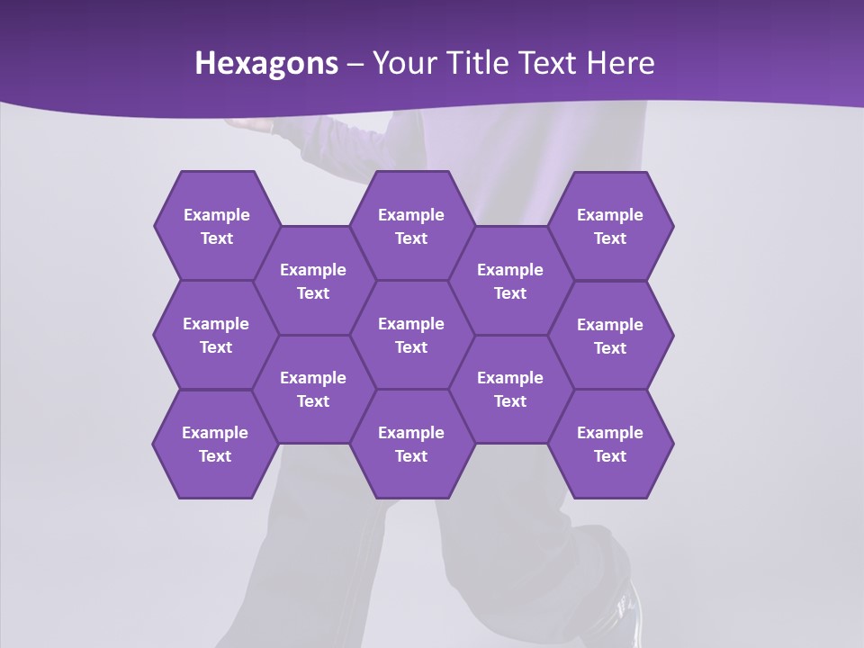 Action Teenager Fitness PowerPoint Template