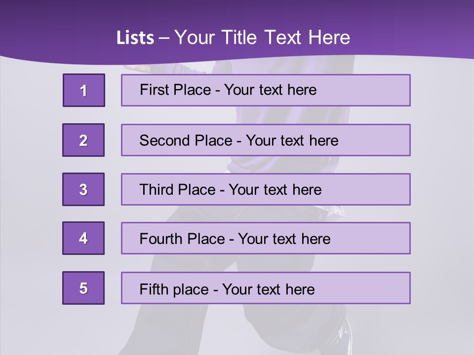 Action Teenager Fitness PowerPoint Template