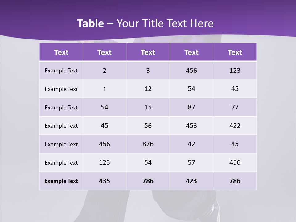 Action Teenager Fitness PowerPoint Template
