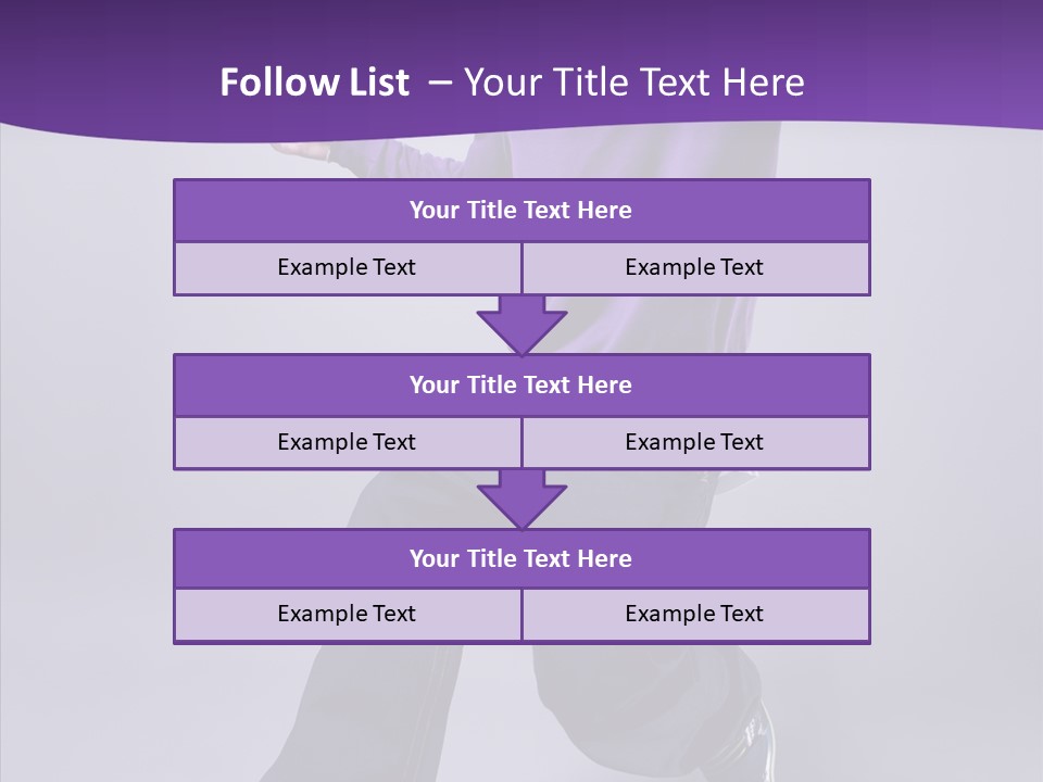Action Teenager Fitness PowerPoint Template