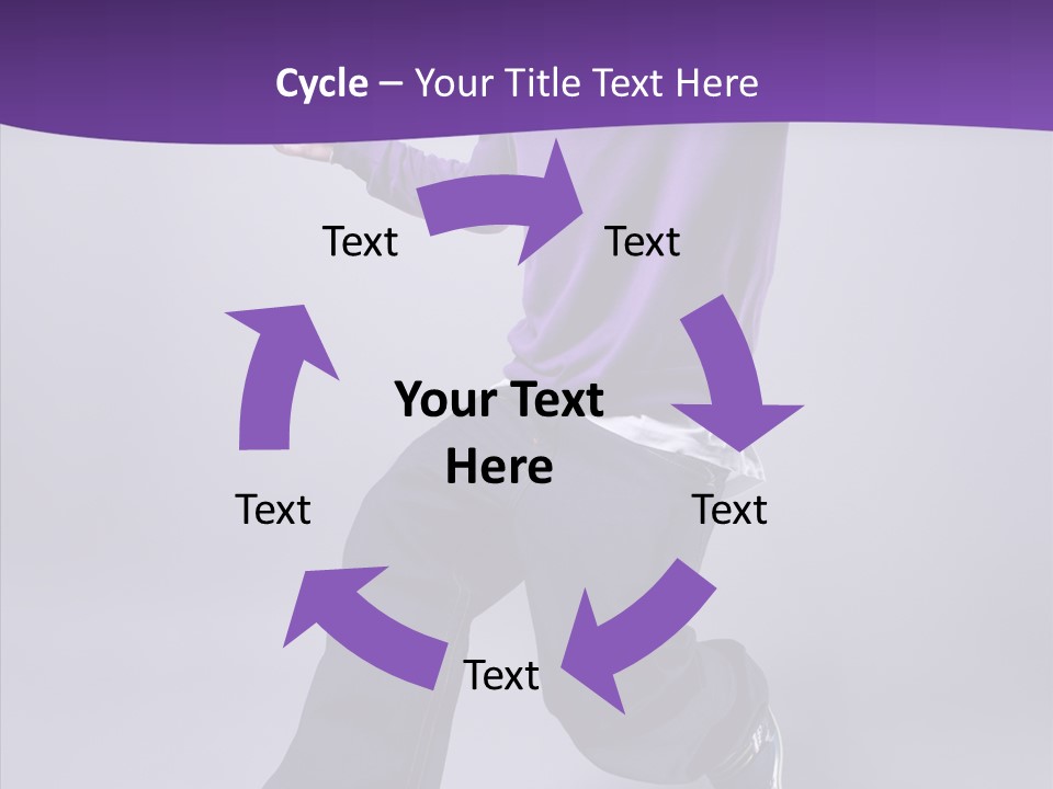 Action Teenager Fitness PowerPoint Template