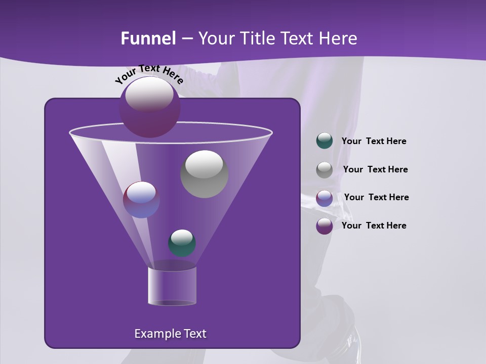 Action Teenager Fitness PowerPoint Template