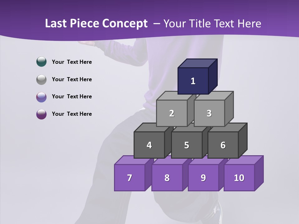 Action Teenager Fitness PowerPoint Template