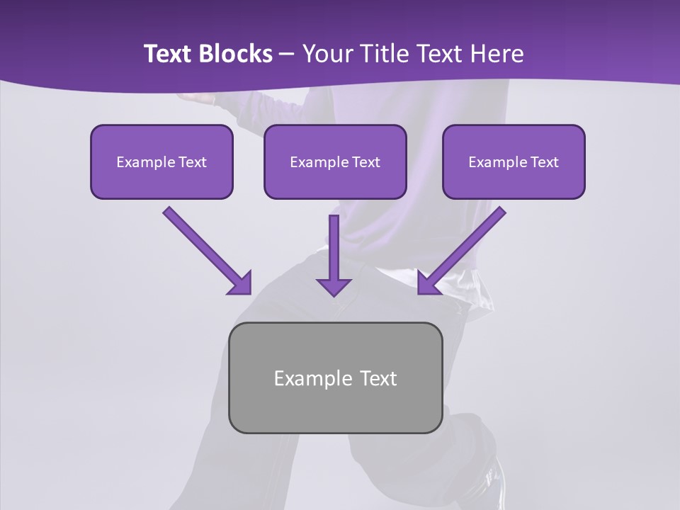 Action Teenager Fitness PowerPoint Template