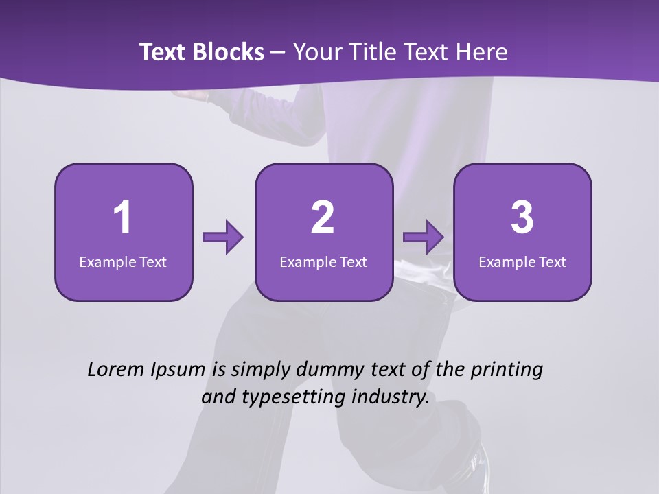 Action Teenager Fitness PowerPoint Template