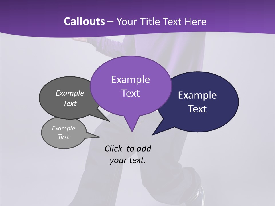 Action Teenager Fitness PowerPoint Template