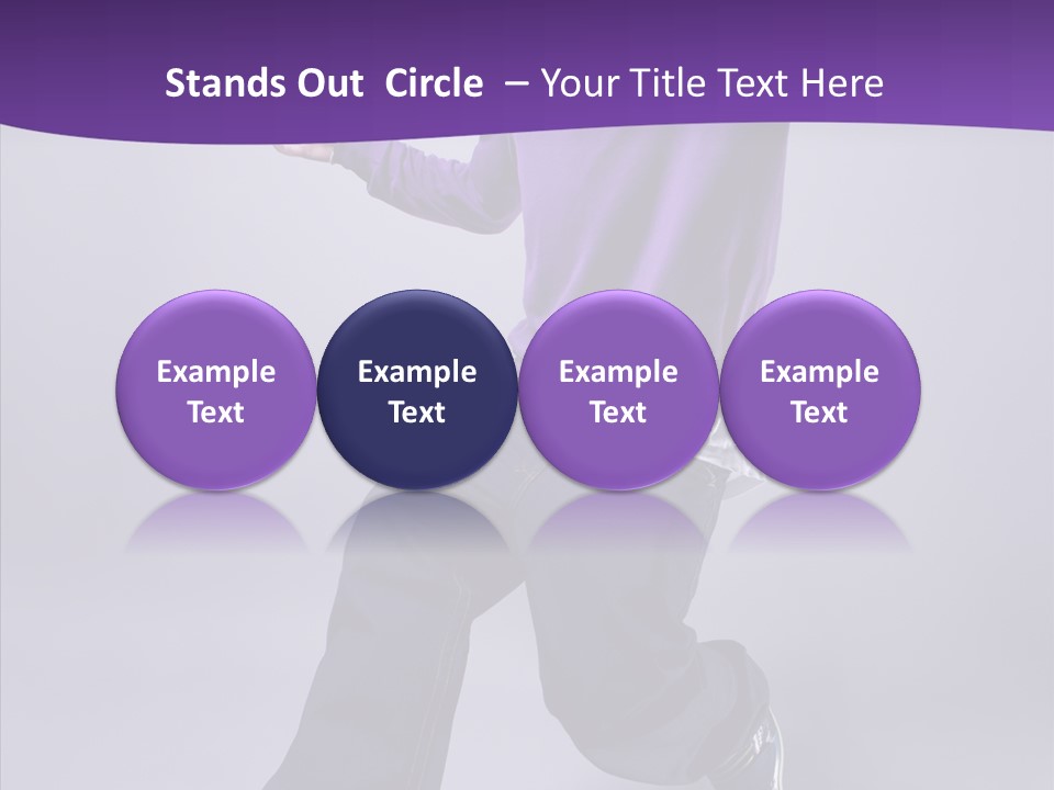 Action Teenager Fitness PowerPoint Template