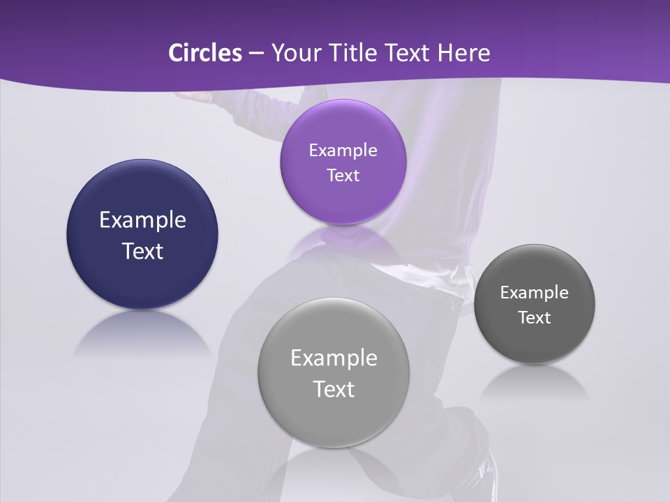 Action Teenager Fitness PowerPoint Template