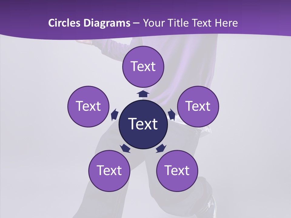 Action Teenager Fitness PowerPoint Template