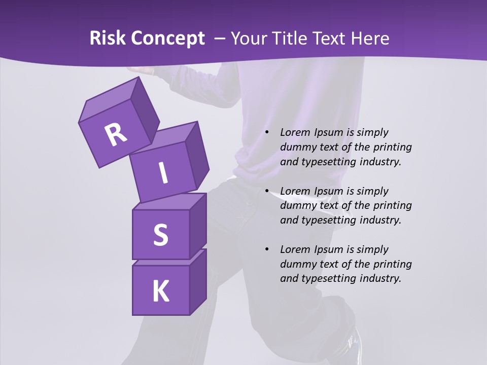 Action Teenager Fitness PowerPoint Template