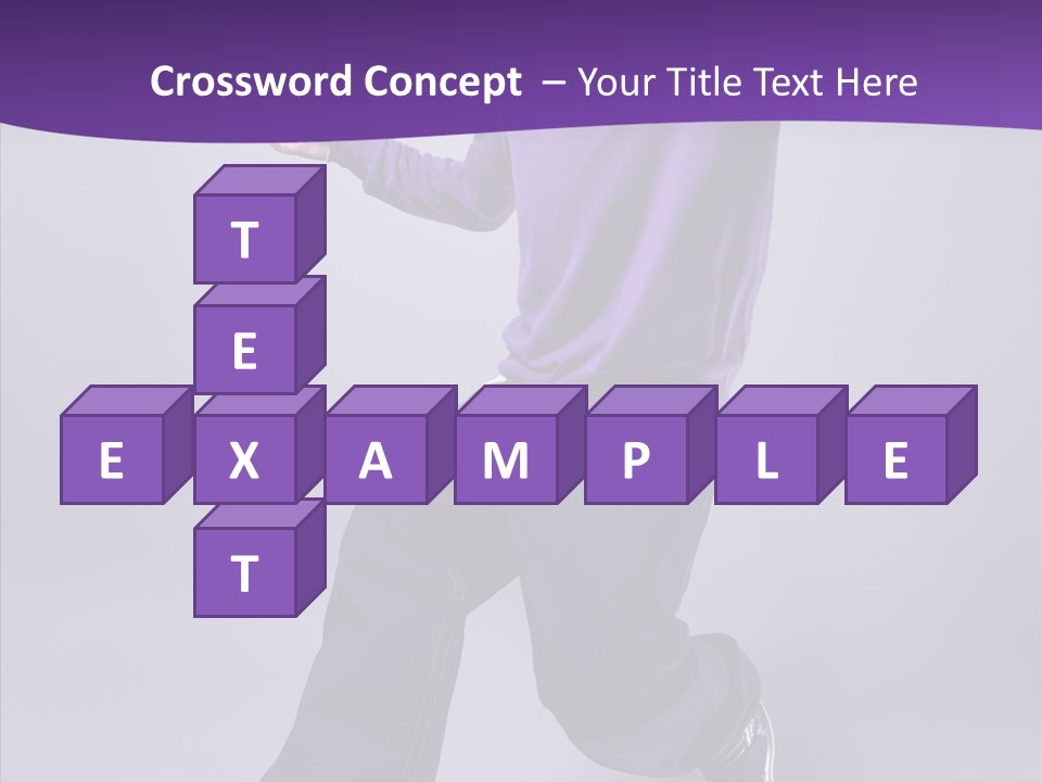 Action Teenager Fitness PowerPoint Template