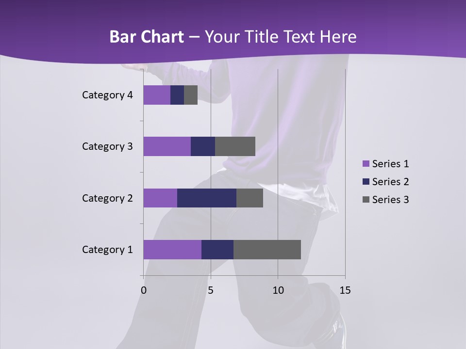 Action Teenager Fitness PowerPoint Template