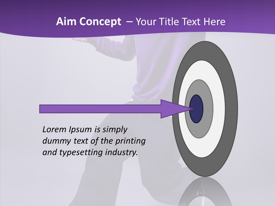 Action Teenager Fitness PowerPoint Template