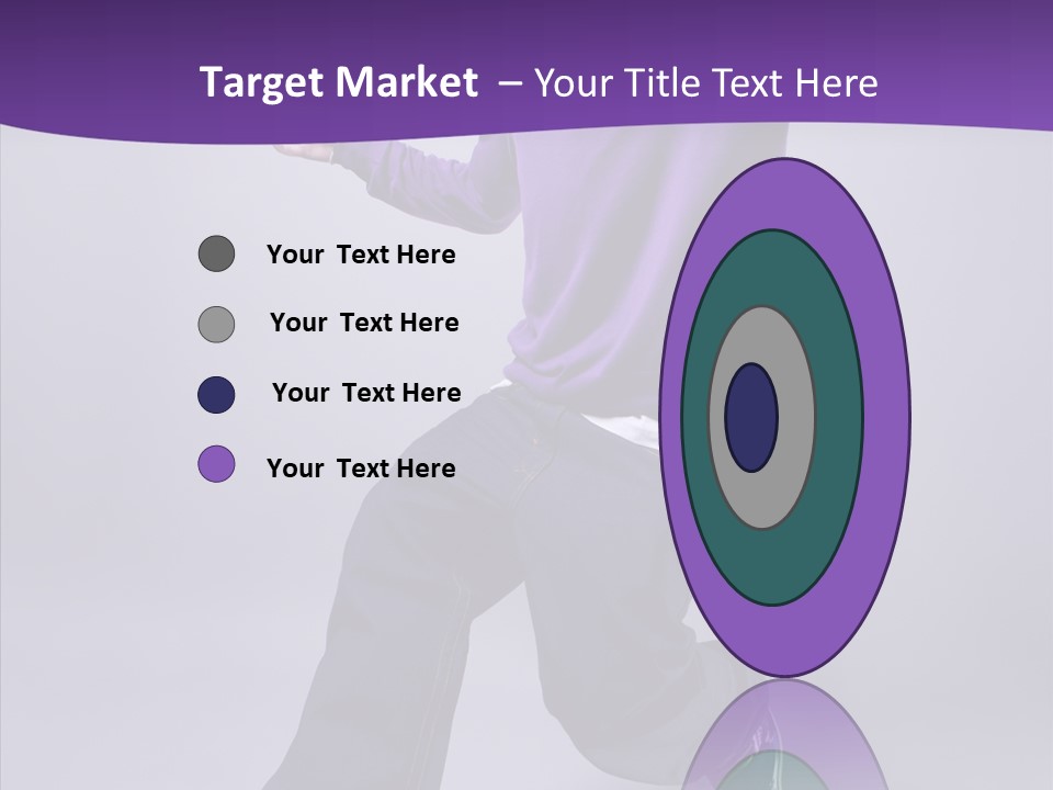 Action Teenager Fitness PowerPoint Template