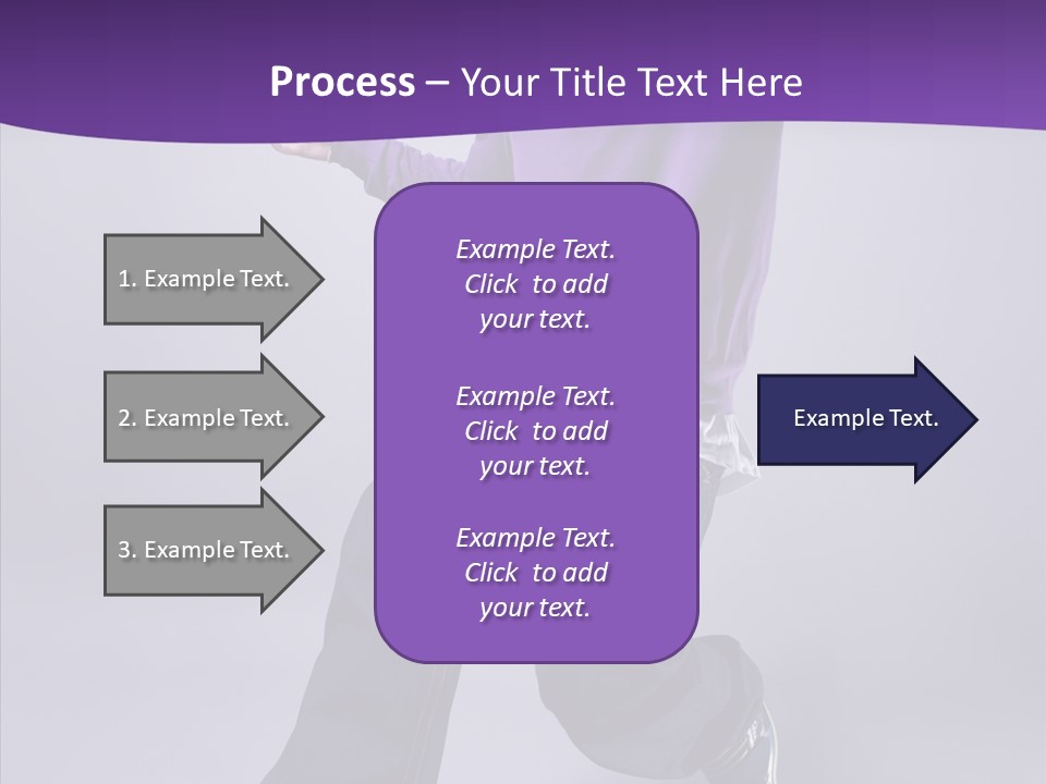 Action Teenager Fitness PowerPoint Template