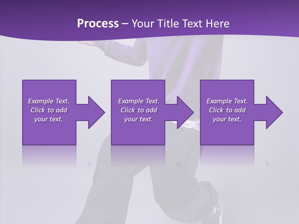 Action Teenager Fitness PowerPoint Template