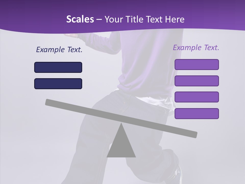 Action Teenager Fitness PowerPoint Template