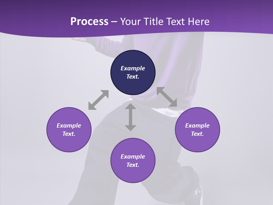 Action Teenager Fitness PowerPoint Template