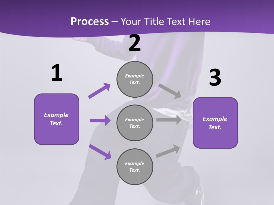 Action Teenager Fitness PowerPoint Template