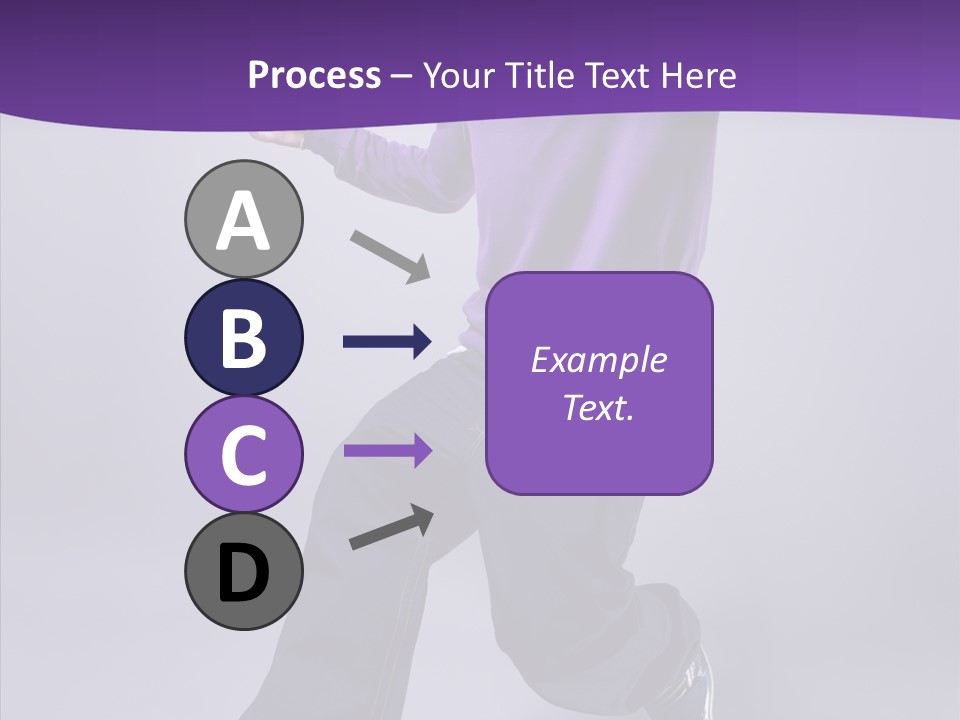 Action Teenager Fitness PowerPoint Template