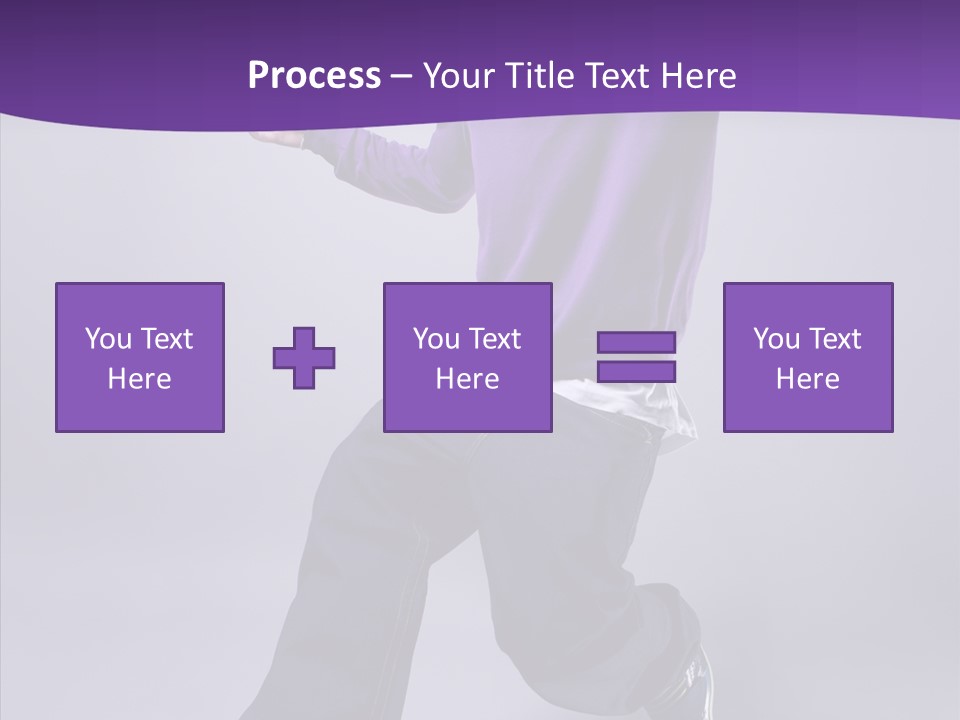 Action Teenager Fitness PowerPoint Template