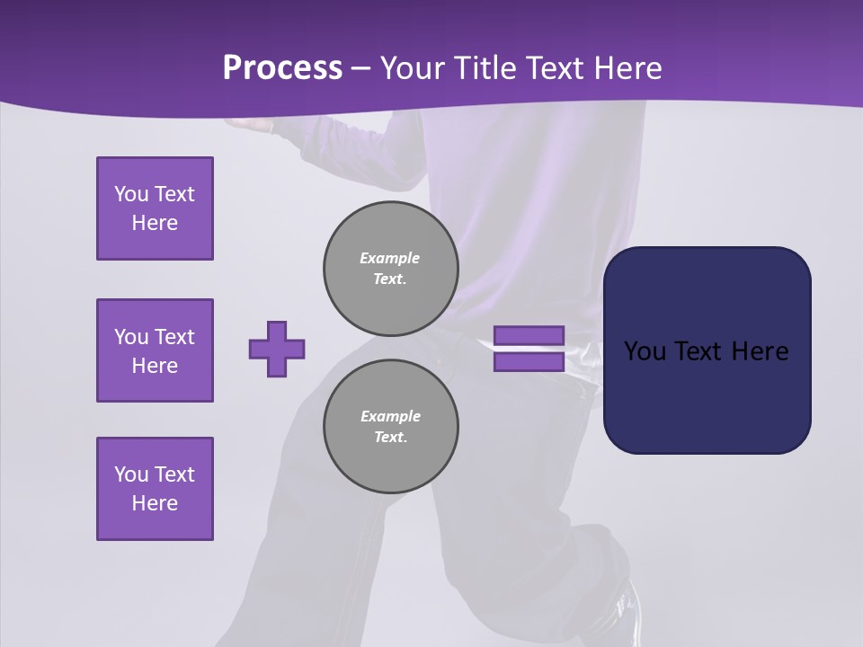 Action Teenager Fitness PowerPoint Template