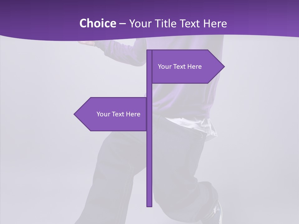 Action Teenager Fitness PowerPoint Template