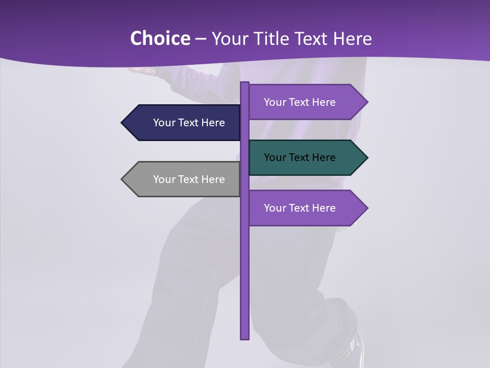 Action Teenager Fitness PowerPoint Template