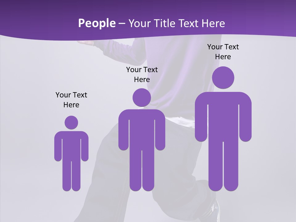 Action Teenager Fitness PowerPoint Template