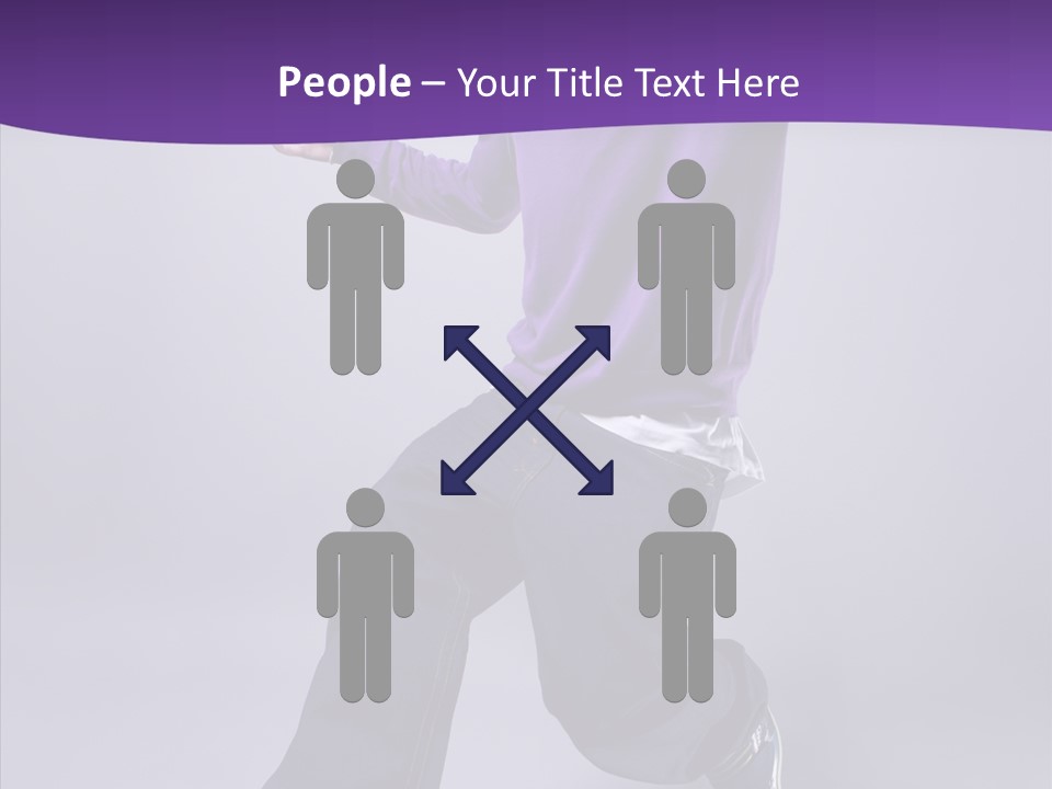 Action Teenager Fitness PowerPoint Template