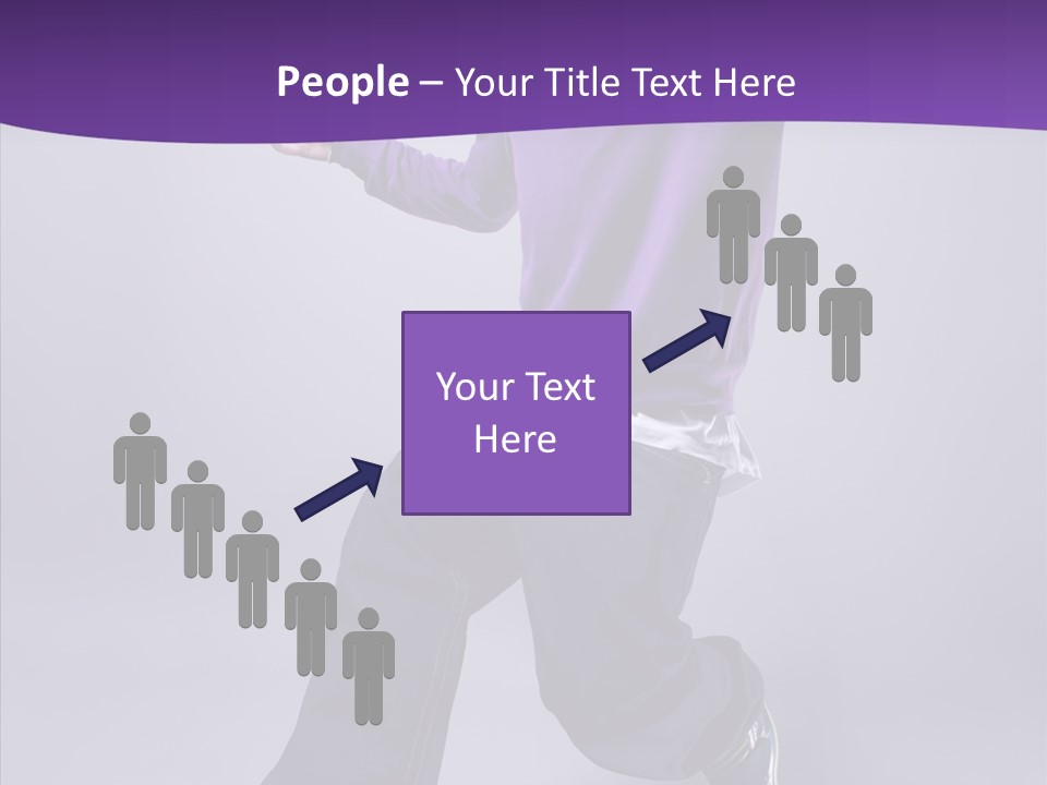 Action Teenager Fitness PowerPoint Template