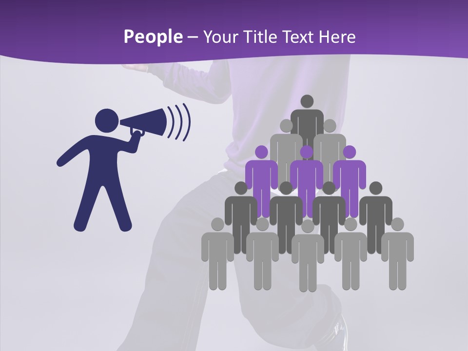 Action Teenager Fitness PowerPoint Template