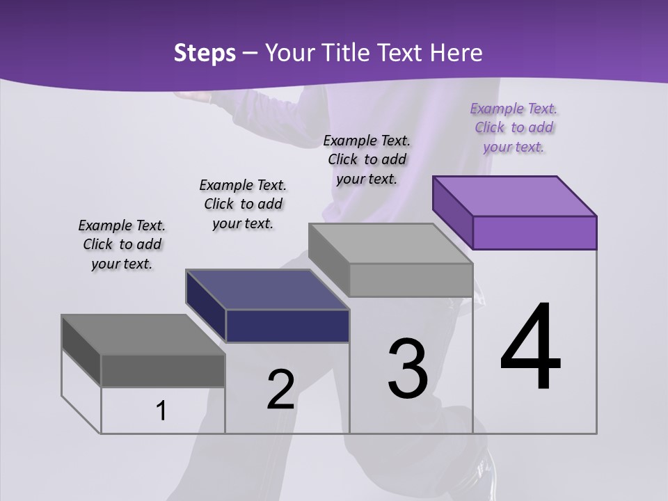Action Teenager Fitness PowerPoint Template
