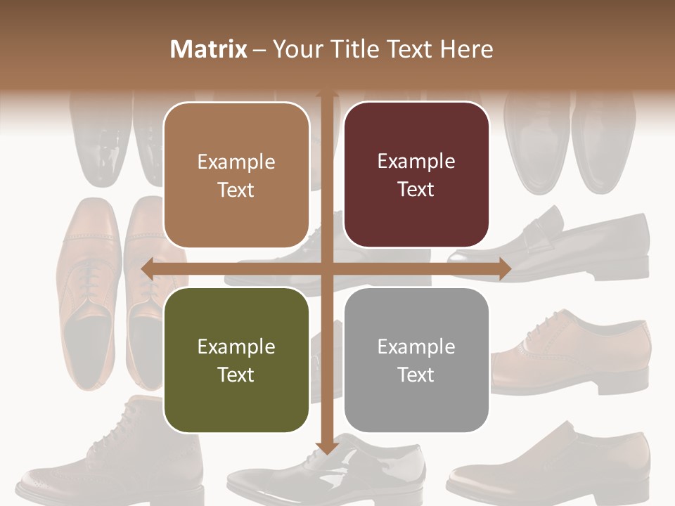 Buckle Leather Design PowerPoint Template