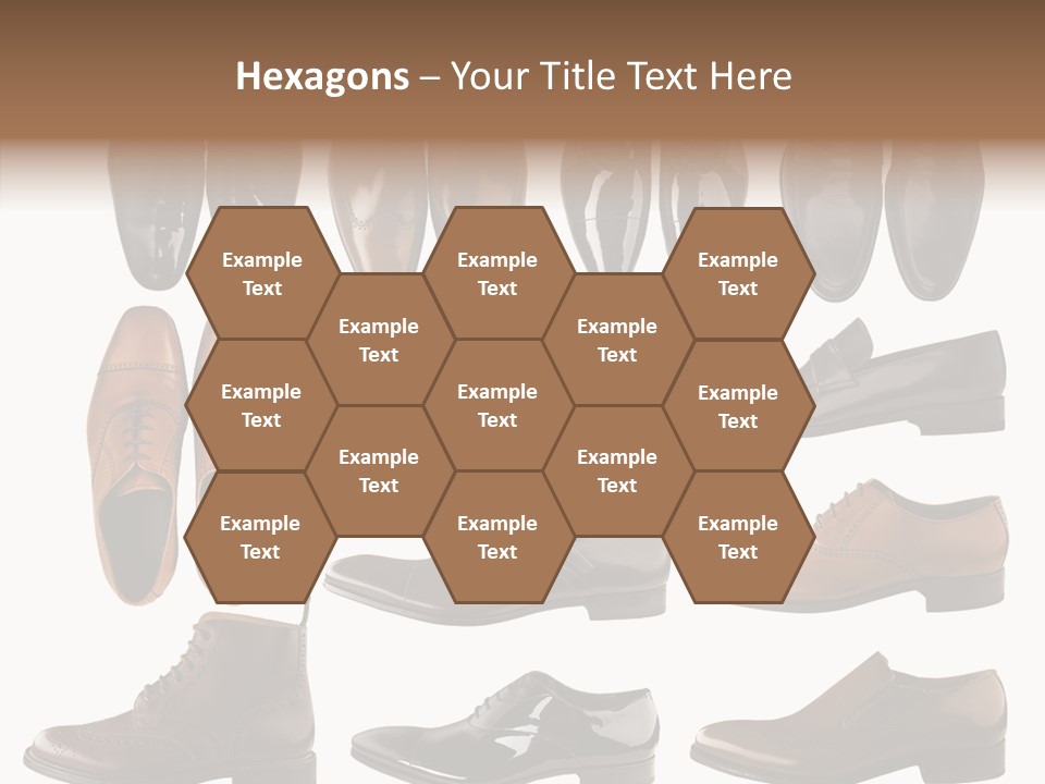 Buckle Leather Design PowerPoint Template