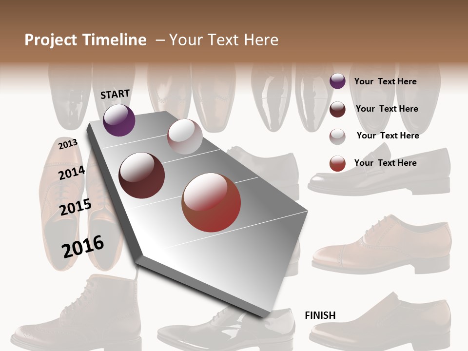 Buckle Leather Design PowerPoint Template