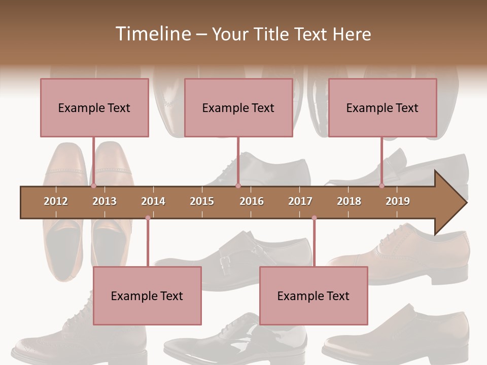 Buckle Leather Design PowerPoint Template