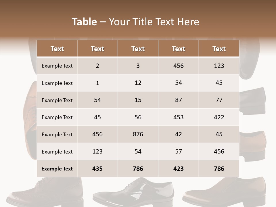 Buckle Leather Design PowerPoint Template