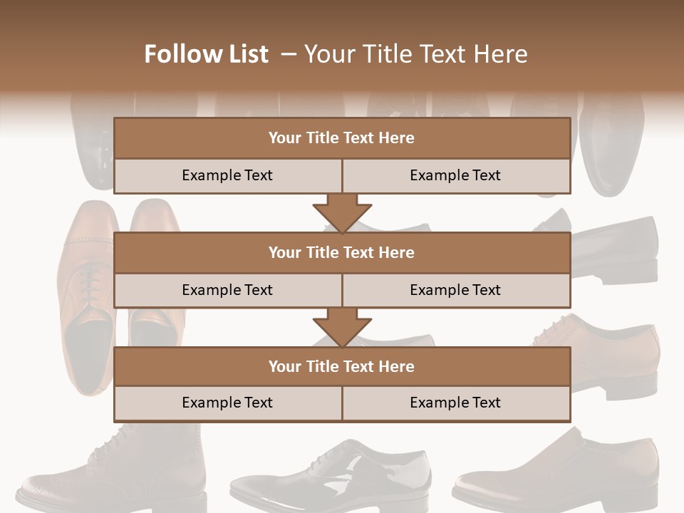 Buckle Leather Design PowerPoint Template