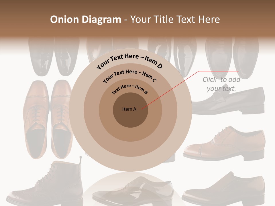 Buckle Leather Design PowerPoint Template