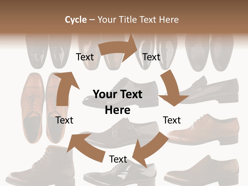 Buckle Leather Design PowerPoint Template