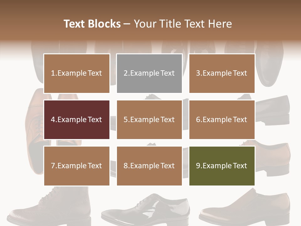 Buckle Leather Design PowerPoint Template