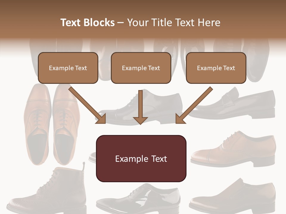 Buckle Leather Design PowerPoint Template